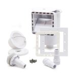 Wiltec kit �cumeur de surface et buse dentr�e pour piscine ? skimmer int�gr� ? avec grand panier pour ...