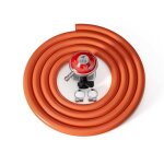 Wiltec kit rducteur de pression 37 mbar dtendeur avec tuyau propane