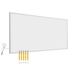 Wiltec panneau chauffant infrarouge ? 700 w ? 1220 x 620 x 15 mm ? chauffage ir �lectrique mural ? �metteur ...
