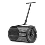 Wiltec rouleau pandeur compost 1100 x 640 x 400 mm noir acier revtu