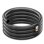 Wiltec tuyau daspiration noir ? 5 m / � 25 mm (1) / 250 g / m ? avec spirale de renforcement ? tube � ...