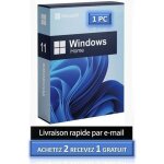 Windows 11 famille - home - cl dactivation - 1 pc (nouveau) - livraison 2h par email - en tlchargement ...