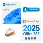 Windows 11 famille + pack office 365 version 2026