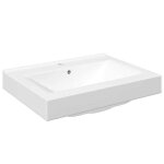 ?winter saletop vier / lavabo pour cuisine / salle de bain blanc - vasque  poser en cramique rectangulaire ...