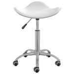 ?winter saletop fauteuils de coiffure blanc - tabouret de salon et spa blanc similicuir pro56092