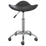 ?winter saletop fauteuils de coiffure noir - tabouret de salon et spa noir similicuir pro23939