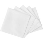 ?winter saletop serviettes en tissu blanc - serviettes de table 100 pcs blanc 50x50cm pro86473