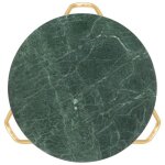 ?winter saletop table � caf� vert - table basse vert 65x65x42cm pierre v�ritable et texture marbre pro73765 ...