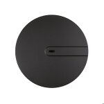 Wirquin d�me abs pour bonde de douche slim + �90mm - noir mat