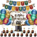 Wizard anniversaire decoration harry decoration anniversaire wizard ballons anniversaire bannire des ...