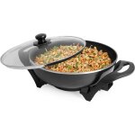 Wok lectrique pz - 9130 - 45 l - diamtre : 33 cm - 1 500 w - inox[min643]