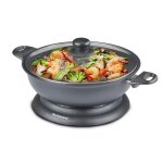 Wok electrique techwood twf - 306 - 36l - revêtement anti - adhésif - puissance 1400w - thermostat réglable ... Wok electrique techwood twf - 306 - 36l - revêtement anti - adhésif - puissance 1400w - thermostat réglable ...