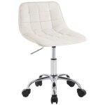 Woltu chaise bureau en velours pivotante tabouret coiffeuse rembourre avec dossier rglable en hauteur ...