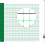 Woltu filet de protection jardin clture pour poules 25x09m avec cordes piquets de terre attaches - cbles ...