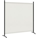 Woltu paravent brise - vue. sparateur de pice cadre et pieds en mtal tissu avec revtement pa 180x177cm ...