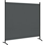 Woltu paravent brise - vue. sparateur de pice cadre et pieds en mtal tissu avec revtement pa 180x177cm ...