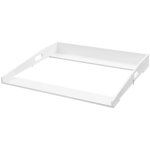 Woltu plan  langer en mdf plateau pour table  langer commode  langer bb 80x75x10cm blanc w0ett0231 ...