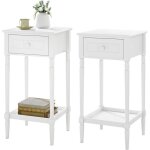 Woltu table de chevet lot de 2 table dappoint avec tiroir 35x35x705cm pieds en bois massif style baroque ... Woltu table de chevet lot de 2 table dappoint avec tiroir 35x35x705cm pieds en bois massif style baroque ...
