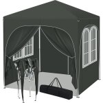 Woltu tonnelle de jardin 2x2m pergola pliante barnum avec 4 parois latrales hauteur rglable gazebo ...