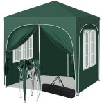 Woltu tonnelle de jardin 2x2m pergola pliante barnum avec 4 parois latrales hauteur rglable gazebo ...
