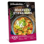 Wonderbox - coffret cadeau - d�lices dici et dailleurs - 1000 restaurants