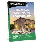 Wonderbox - coffret cadeau - escapade gourmande en amoureux - 1800 sjours