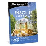 Wonderbox - coffret cadeau - insolite - 3 jours en duo - 1300 sjours