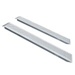 Worhan rampes de chargement 200cm robustes tracteur moto remorque aluminium jusqu 1000kg lr7h