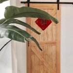 Wottes 150cm quincaillerie kit de rail pour porte coulissante avec guide de plancher de porte de grangeforme ... Wottes 150cm quincaillerie kit de rail pour porte coulissante avec guide de plancher de porte de grangeforme ...