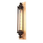 Wottes 1pcs applique murale industriel rétro e27 47cm vintage lampe murale design flûte en métal et bois ... Wottes 1pcs applique murale industriel rétro e27 47cm vintage lampe murale design flûte en métal et bois ...