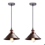 Wottes 2 x rtro suspension luminaire industriel design edison luminaire plafonnier e27 lustre suspension ...