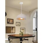 Wottes 40cm suspension luminaire moderne cratif gris lustre design mtal vintage e27 lampe 1pcs pour ...