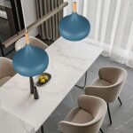 Wottes lustre suspension luminaire moderne style goutte chapeau plafonnier métal bois pour cuisine Ø24cm ... Wottes lustre suspension luminaire moderne style goutte chapeau plafonnier métal bois pour cuisine Ø24cm ...
