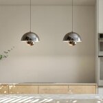 Wottes lustre suspension luminaire moderne style scandinave 23 * 16cm conception lustre pod e27 m�tal ...