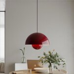 Wottes lustre suspension luminaire moderne style scandinave 23 * 16cm conception lustre pod e27 mtal ...