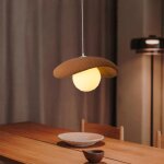 Wottes moderne suspension luminaire industriel �20cm vintage lustre plafonnier ciment design edison pour ...