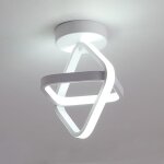 Wottes plafonnier led moderne luminaire - design forme géométrique blanc - pour salon salle de bain - ... Wottes plafonnier led moderne luminaire - design forme géométrique blanc - pour salon salle de bain - ...