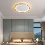 Wottes plafonnier led rond ultra - mince - Ø30 * 30cm doré - blanc chaud - moderne luminaire plafond ... Wottes plafonnier led rond ultra - mince - Ø30 * 30cm doré - blanc chaud - moderne luminaire plafond ...