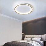 Wottes plafonnier led rond ultra - mince - Ø30 * 30cm doré - blanc froid - moderne luminaire plafond ... Wottes plafonnier led rond ultra - mince - Ø30 * 30cm doré - blanc froid - moderne luminaire plafond ...