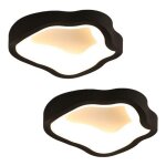 Wottes plafonnier led style moderne - 12w blanc chaude ip54 imperm�able lampe de plafond pour salon couloir ...