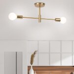 Wottes r�tro lampe plafonnier luminiare vintage industrielle 2 spot lustre eclairage pour salle � manger ...