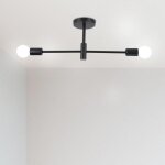 Wottes r�tro lampe plafonnier luminiare vintage industrielle 2 spot lustre eclairage pour salle � manger ...