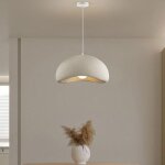 Wottes suspension luminaire moderne cratif blanc lustre design mtal vintage e27 lampe 1pcs 30cm pour ...