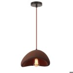 Wottes suspension luminaire moderne cratif marron lustre design mtal vintage e27 lampe 1pcs 20cm pour ...