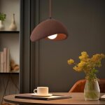 Wottes suspension luminaire moderne cratif marron lustre design mtal vintage e27 lampe 1pcs 30cm pour ...