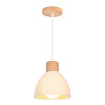 Wottes suspension luminaire moderne industrielle bois lustre abat - jour métal blanc vintage forme cage ... Wottes suspension luminaire moderne industrielle bois lustre abat - jour métal blanc vintage forme cage ...