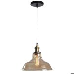 Wottes verre r�tro suspension luminaire industrielle vintage lustre eclairage de plafond lampe design ...