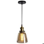 Wottes verre r�tro suspension luminaire industrielle vintage lustre eclairage de plafond lampe design ...