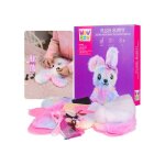 Wow box - kit cr�atif lapin en peluche � broder diy peluche � coudre 8 +