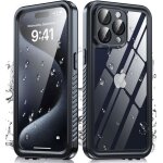 Wq� coque �tanche pour iphone 15 pro ip68 �tanche avec �cran int�gr� 360 protection integrale antichoc ...